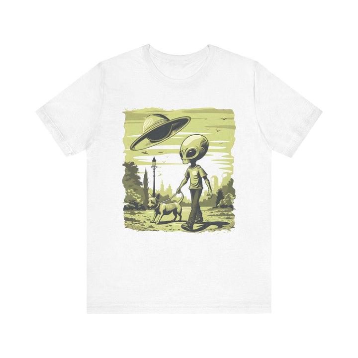 Alien Walks T Shirt | White