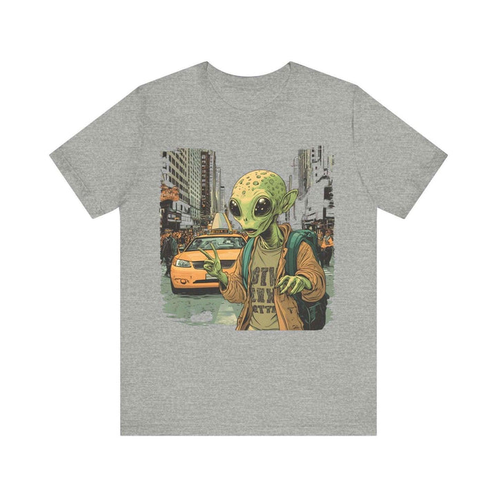 Alien in the City T Shirt | Athletic Heather