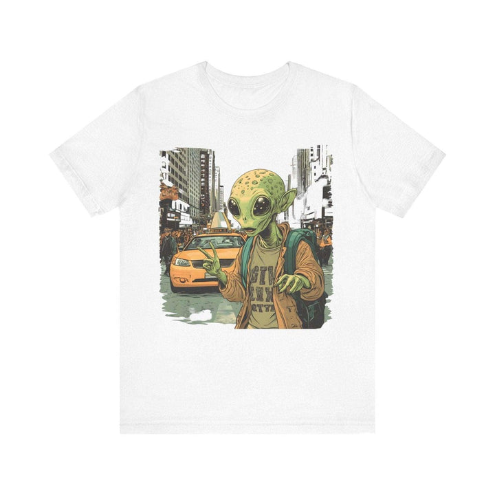 Alien in the City T Shirt | White