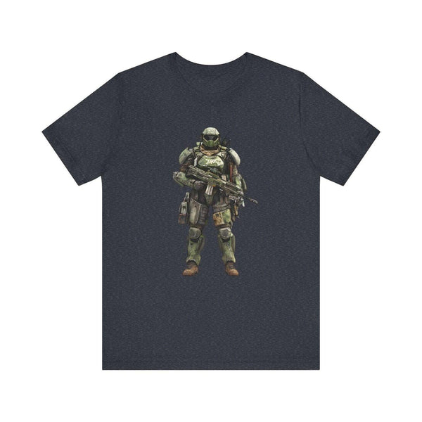 Fortnite Armored Infantry T Shirt | Heather Navy