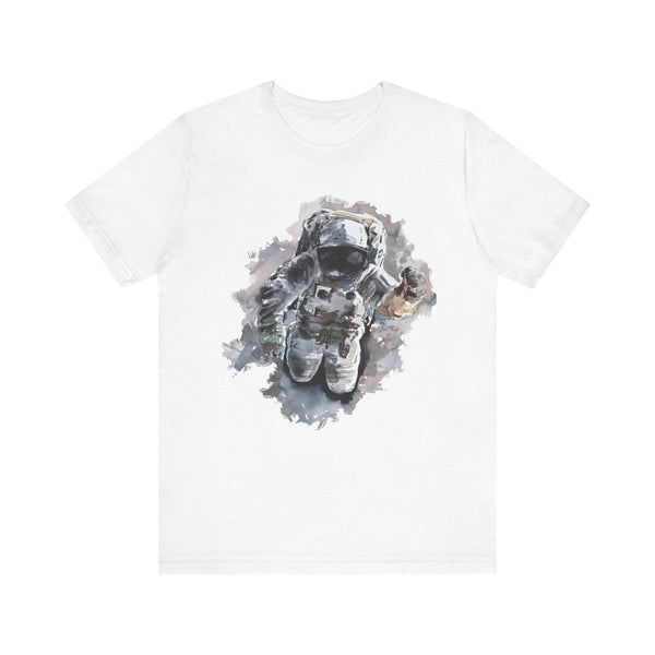 Nasa Astronaut Watercolor T Shirt | White Twill Tees