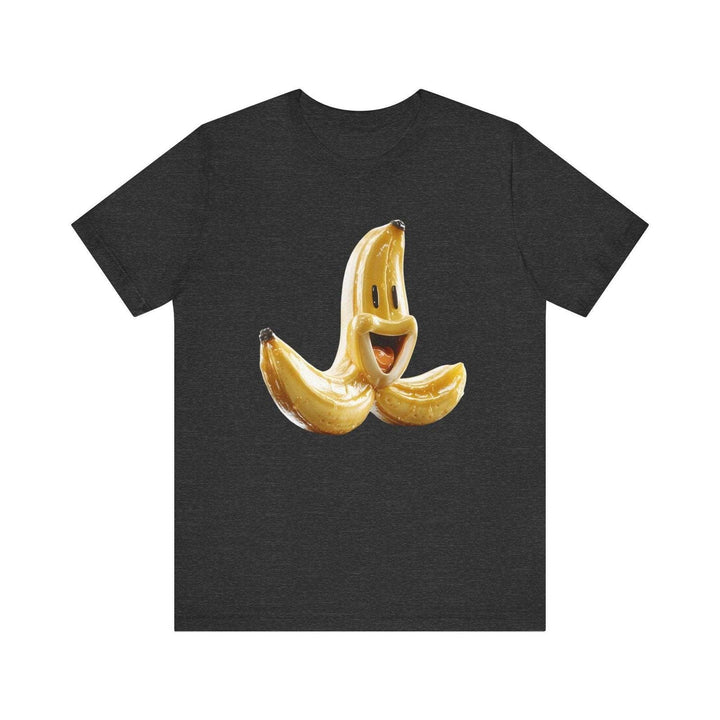 Mario Banana Peel Power T Shirt | Dark Grey Heather