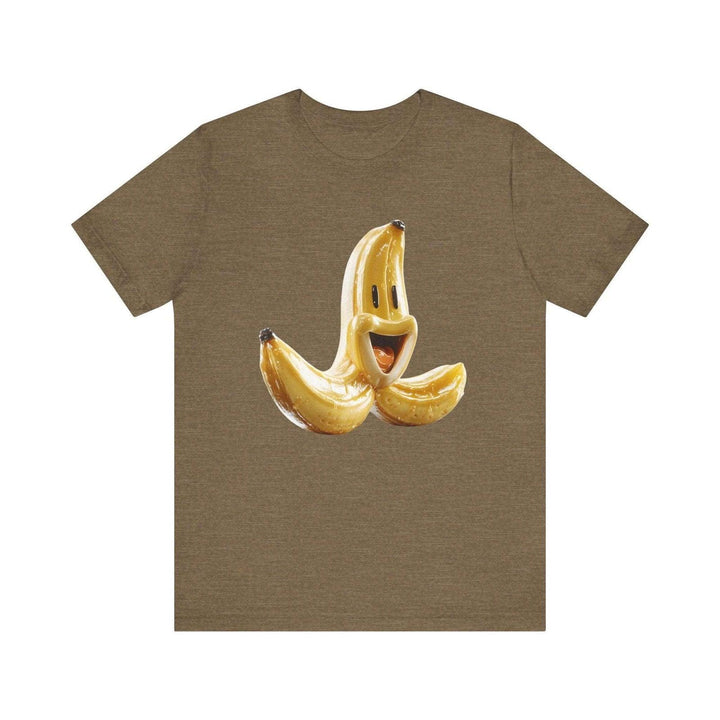 Mario Banana Peel Power T Shirt | Heather Olive