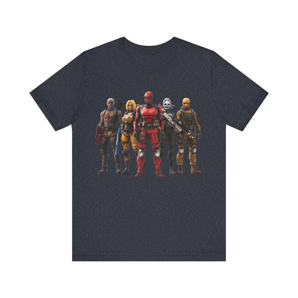 Fortnite Battle Squad T Shirt | Heather Navy