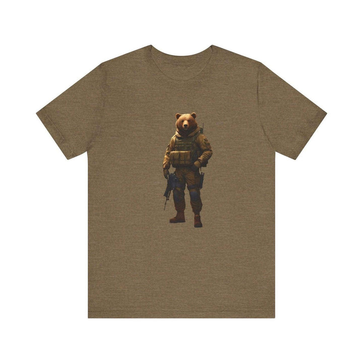 Adventure Bear Patrol Tactical T Shirt | Heather Olive