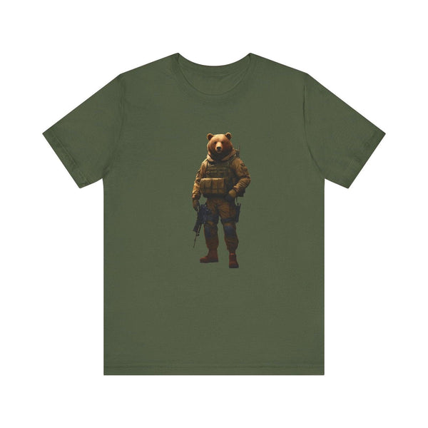 Adventure Bear Patrol Tactical T Shirt | Military Green