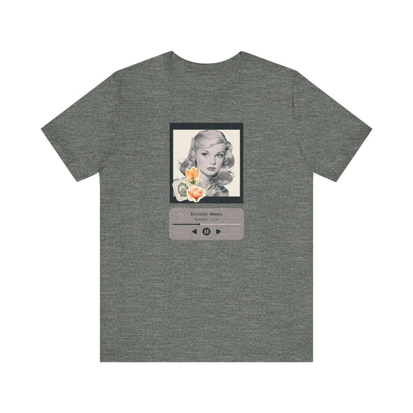 Classic Blissful Memory Vintage Lyric T Shirt | Deep Heather Twill Tees