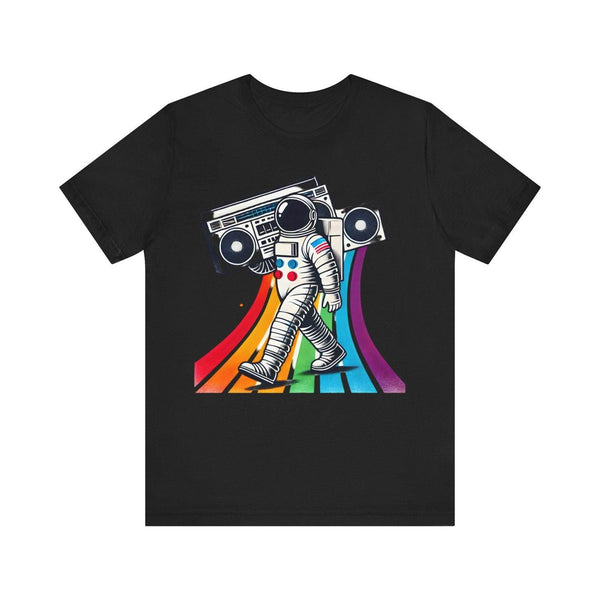 Nasa Boombox Astronaut T Shirt | Black