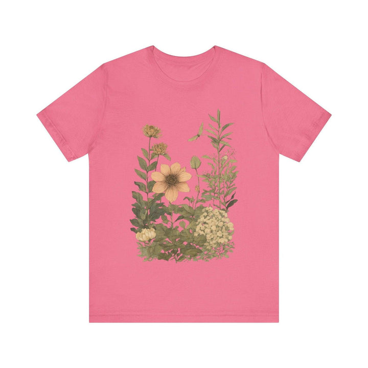 Flower Botanical Serenity T Shirt | Charity Pink