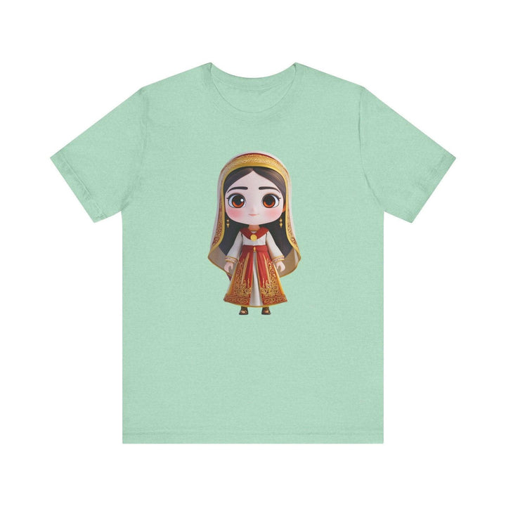 Zelda Byzantine Princess Chibi T Shirt | Heather Mint