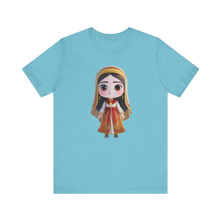 Zelda Byzantine Princess Chibi T Shirt | Turquoise