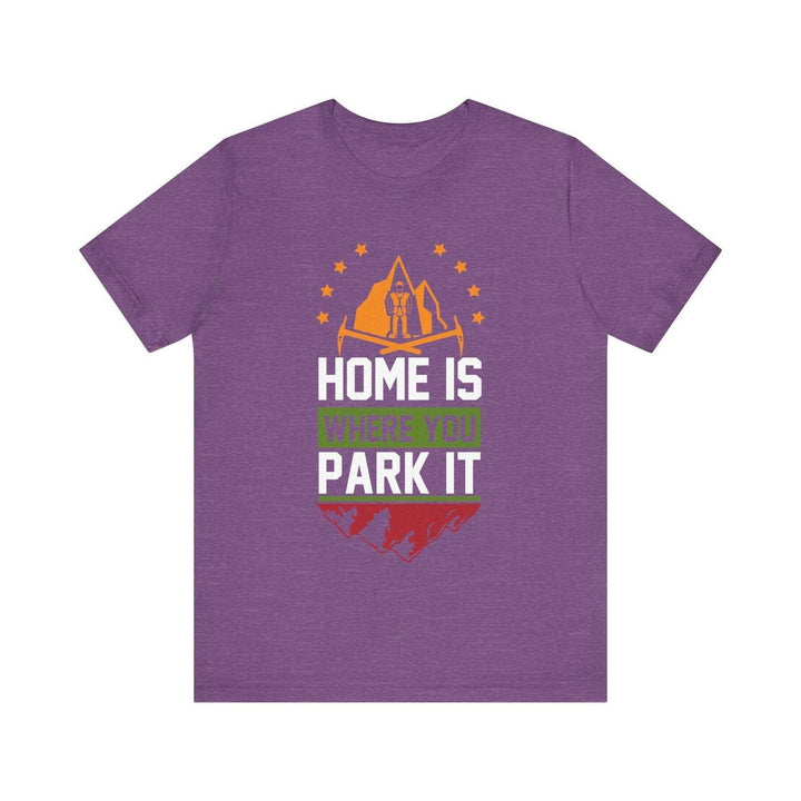 Summer Camp Is My Happy Place T Shirt | Heather Team Purple