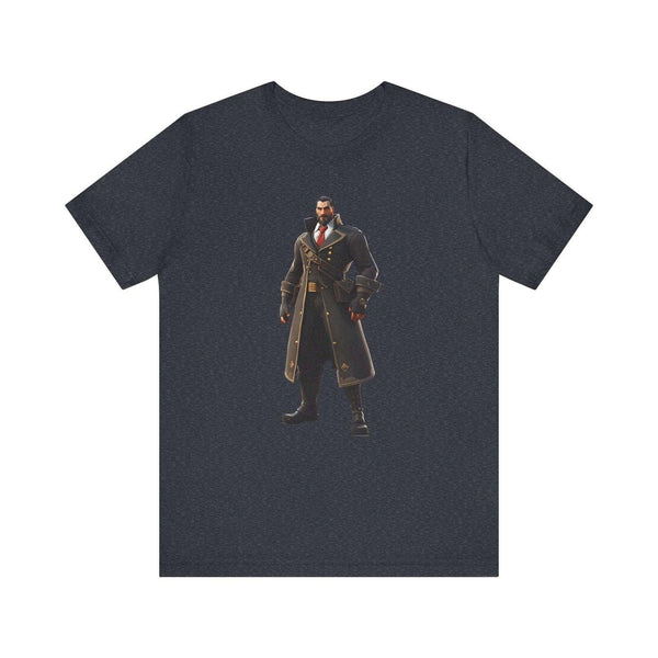 Fortnite Commander of Shadows T Shirt | Heather Navy