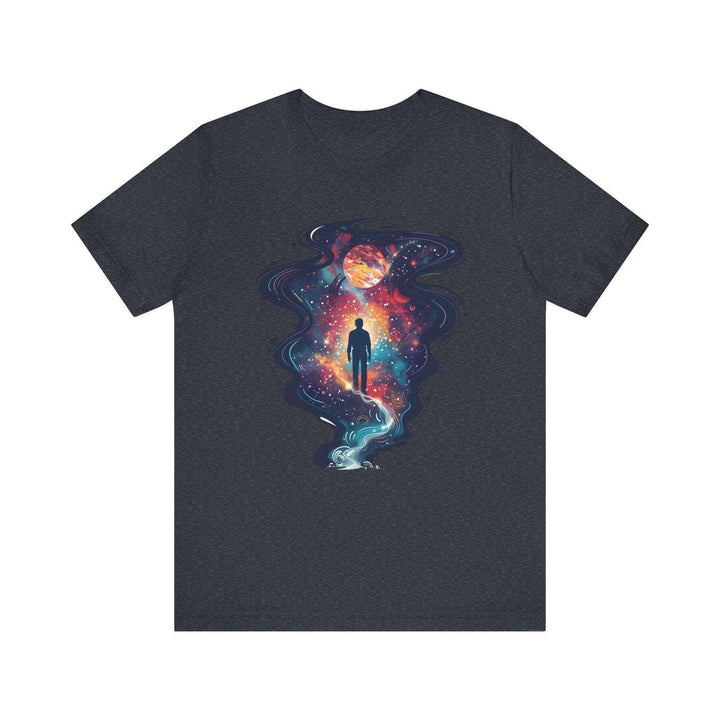 Alien Cosmic Dreamer T Shirt | Heather Navy