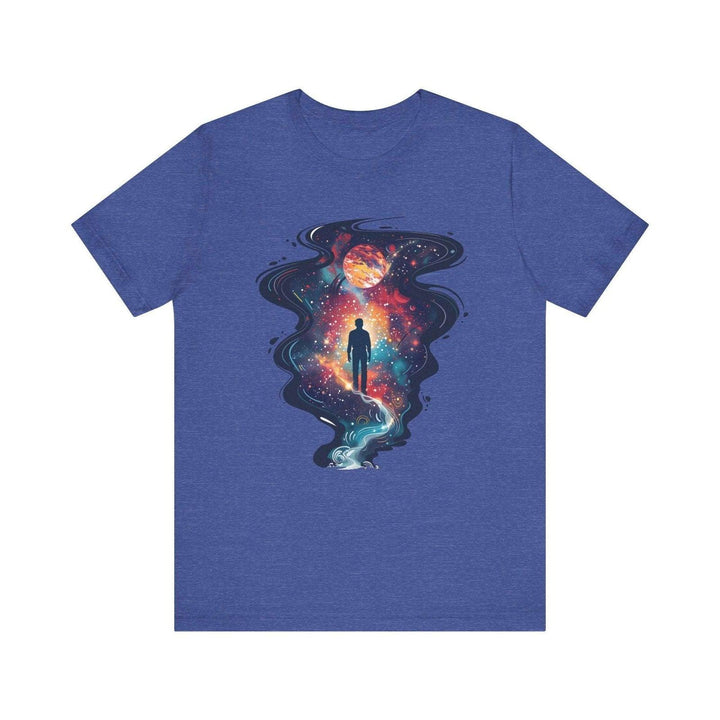 Alien Cosmic Dreamer T Shirt | Heather True Royal