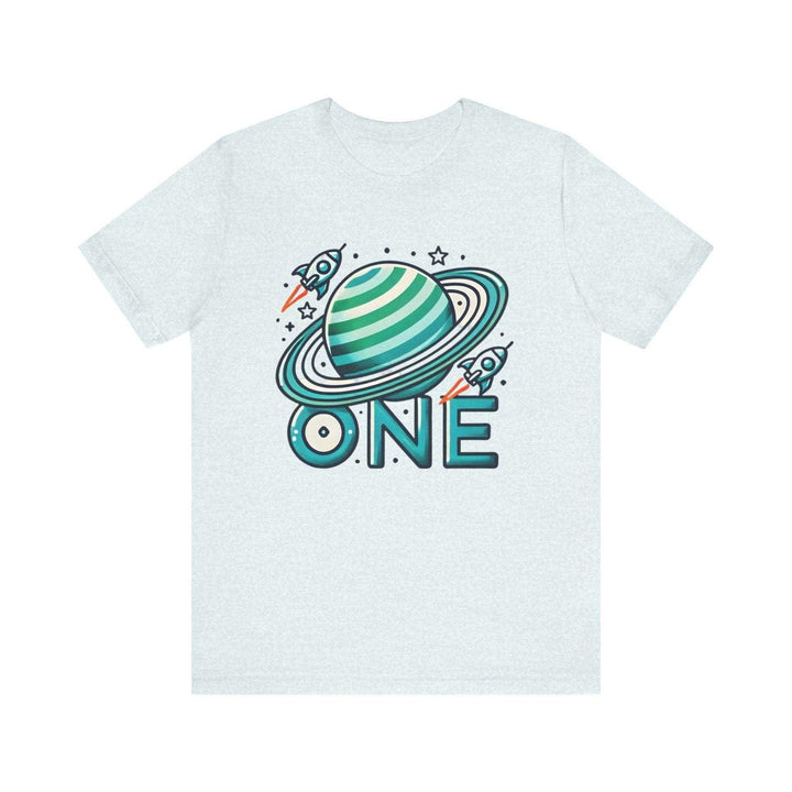 Nasa Cosmic One T Shirt | Heather Ice Blue