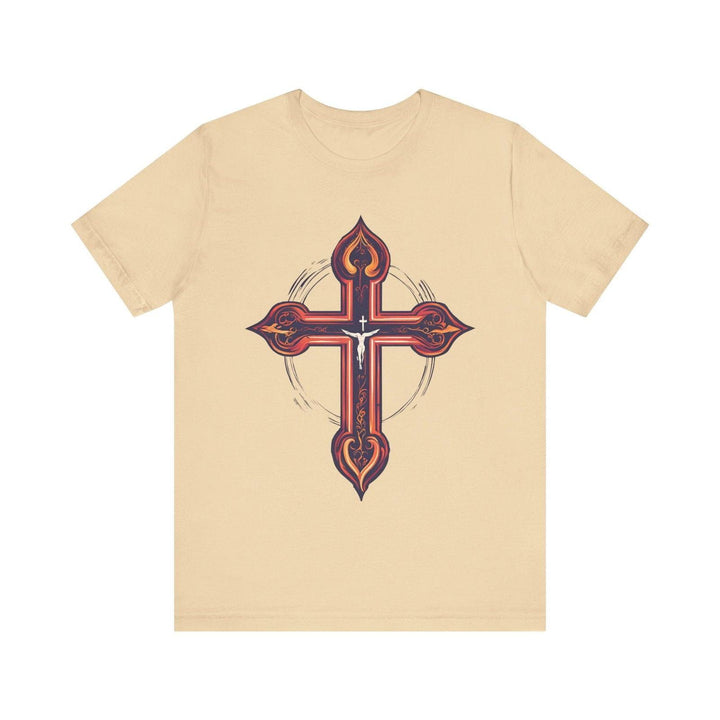 Christian Crimson Faith T Shirt | Soft Cream