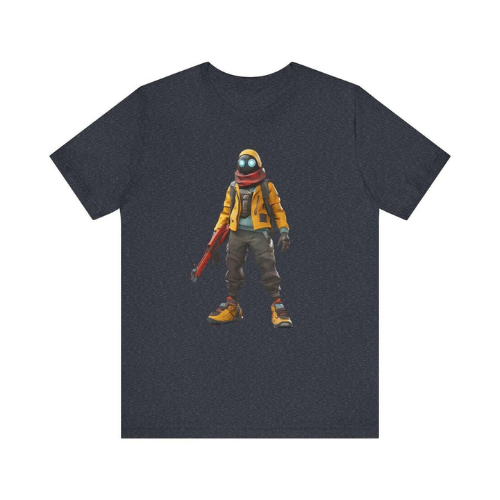 Fortnite Cyber Recon Ranger T Shirt | Heather Navy Twill Tees