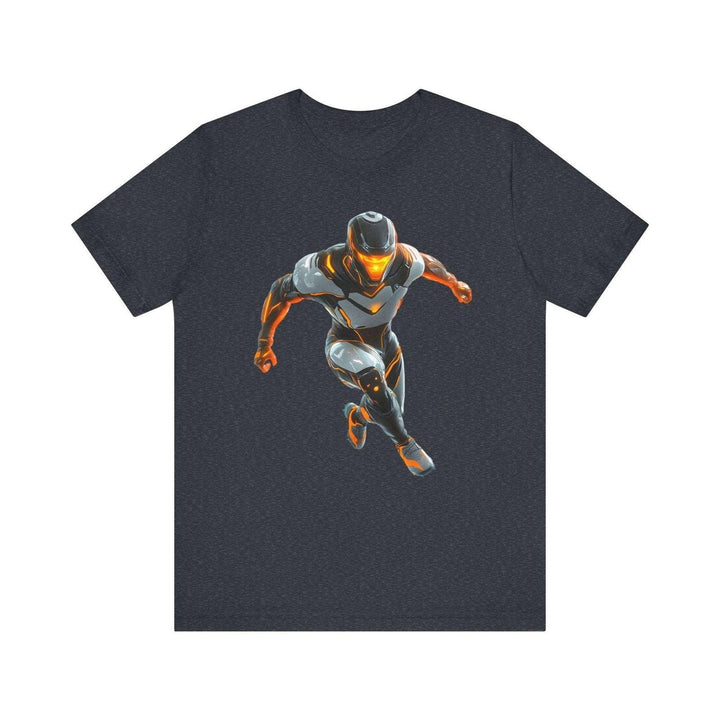 Fortnite Cyber Sprint Hero T Shirt | Heather Navy