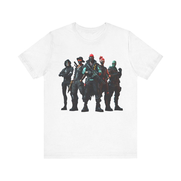Fortnite Cyber Squad T Shirt | White Twill Tees