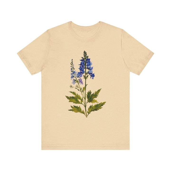 Flower Delphinium Dream T Shirt | Soft Cream