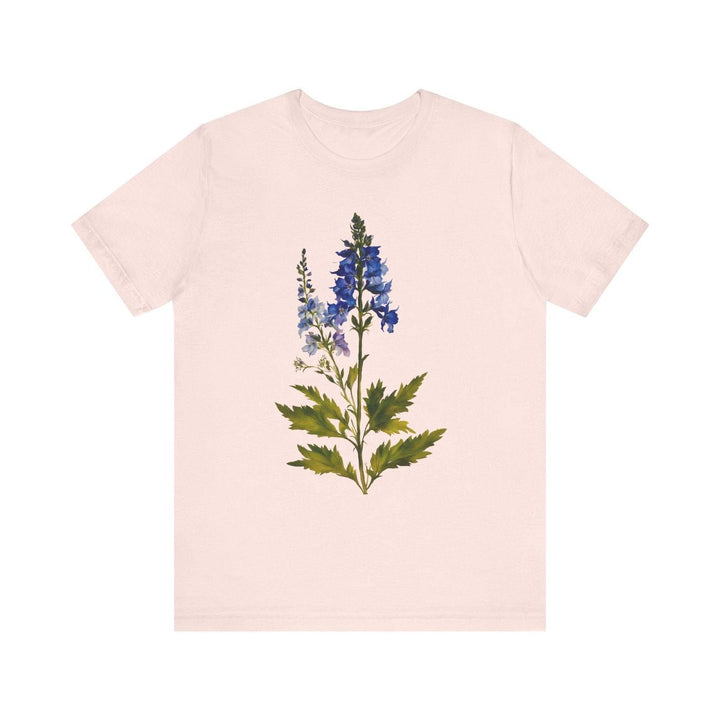 Flower Delphinium Dream T Shirt | Soft Pink