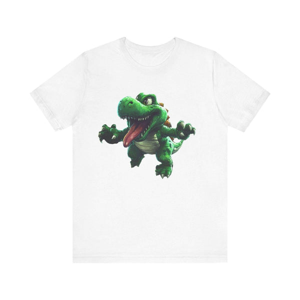 Mario Dino Frenzy T Shirt | White