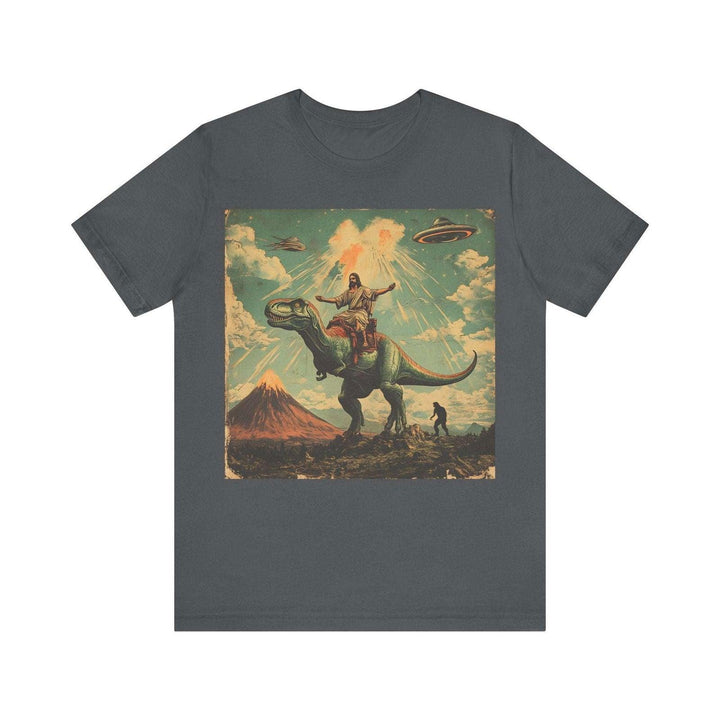 Alien Divine Dino Adventure T Shirt | Asphalt