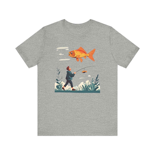 Fishing Dream Catcher T Shirt | Athletic Heather