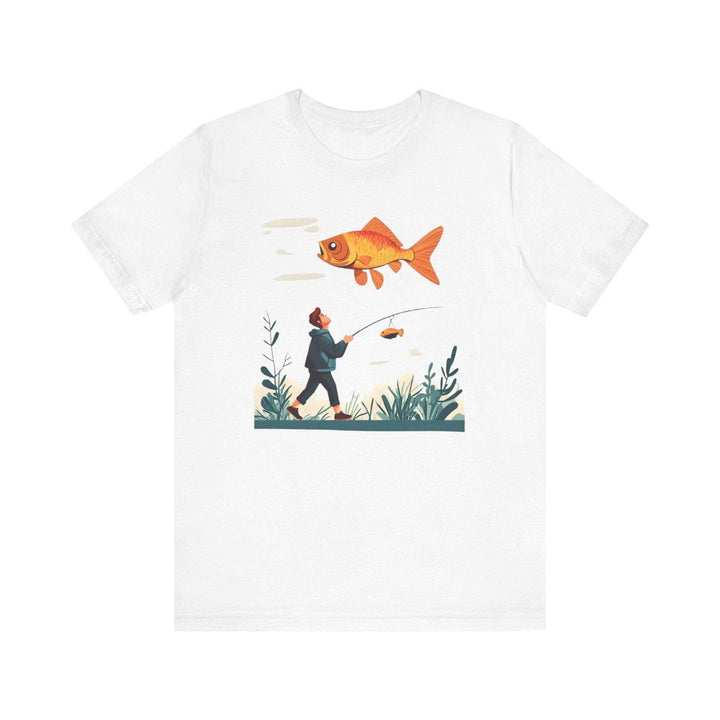 Fishing Dream Catcher T Shirt | White