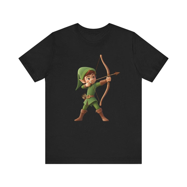 Zelda Elven Archer T Shirt | Black