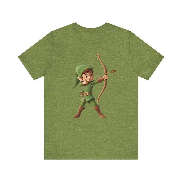 Zelda Elven Archer T Shirt | Heather Green