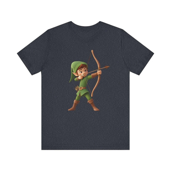 Zelda Elven Archer T Shirt | Heather Navy