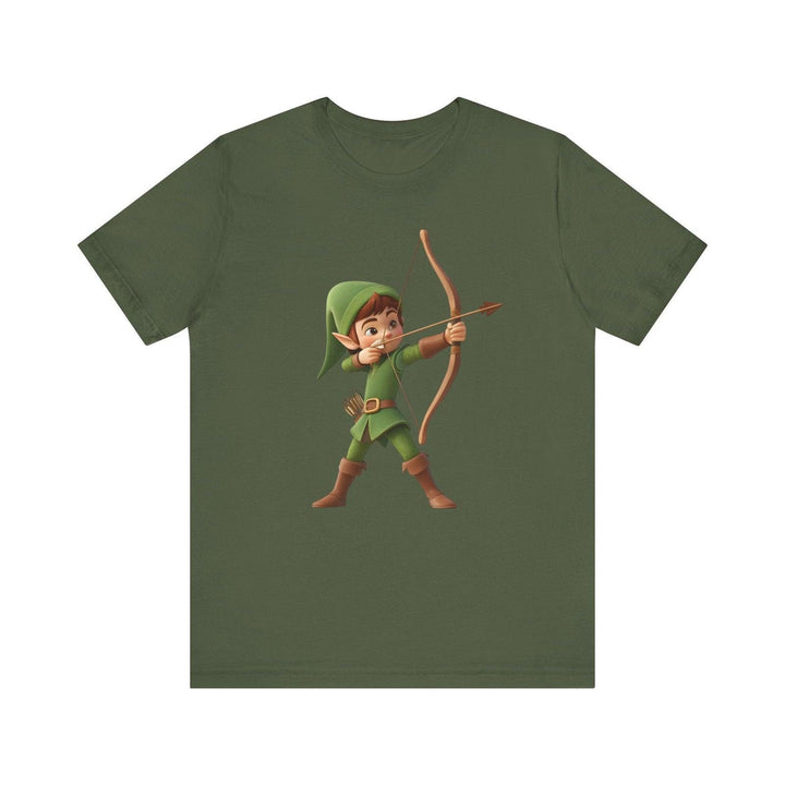 Zelda Elven Archer T Shirt | Military Green