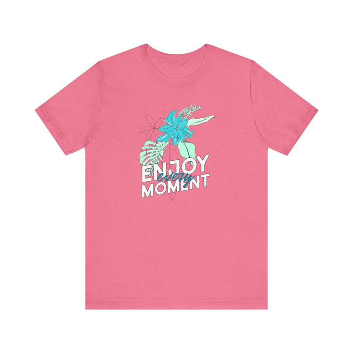 Beach Enjoy Every Moment T Shirt | Charity Pink