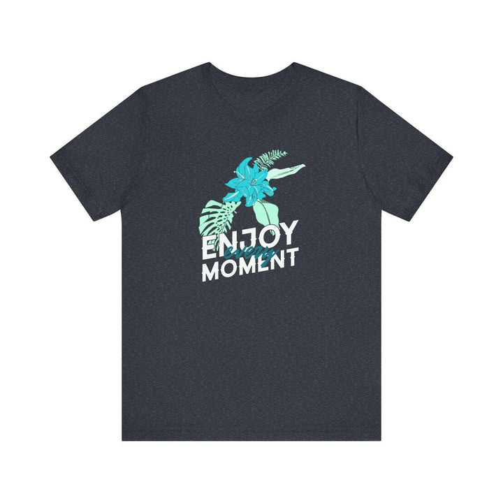 Beach Enjoy Every Moment T Shirt | Heather Navy