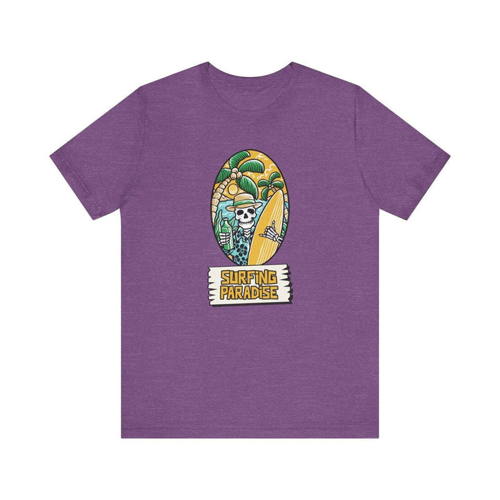 Beach Eternal Surf T Shirt | Heather Team Purple