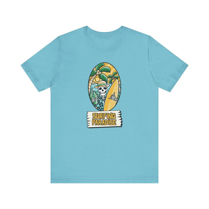 Beach Eternal Surf T Shirt | Turquoise