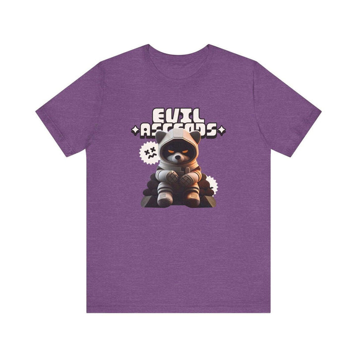 Adventure Evil Ascends T Shirt | Heather Team Purple