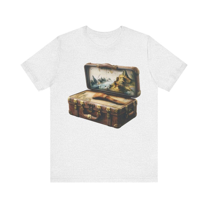 Hiking Explorer's Journey T Shirt | Ash