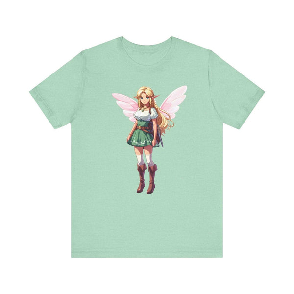 Zelda Fairy Princess Elf T Shirt | Heather Mint