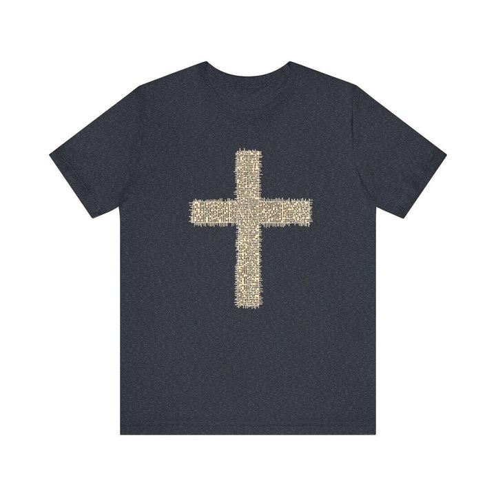 Christian Faith in Words T Shirt | Heather Navy