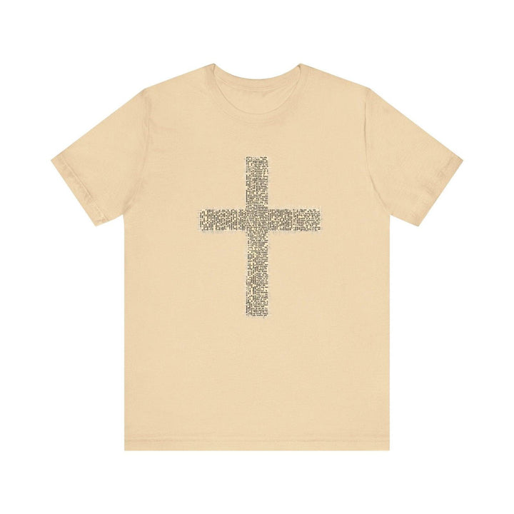 Christian Faith in Words T Shirt | Soft Cream