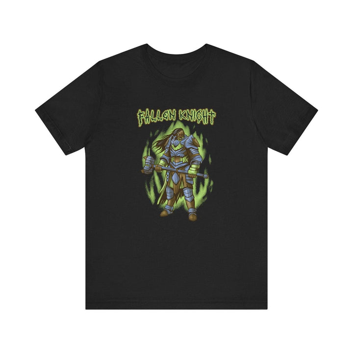 Adventure Fallen Knight Undead Warrior T Shirt | Black