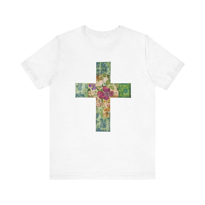 Christian Floral Faith T Shirt | White