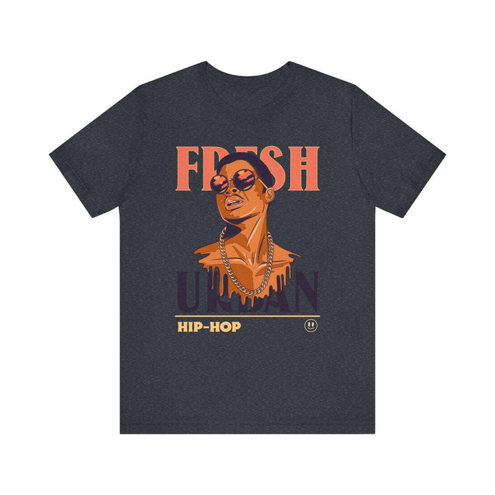 Hip Hop Fresh Urban T Shirt | Heather Navy