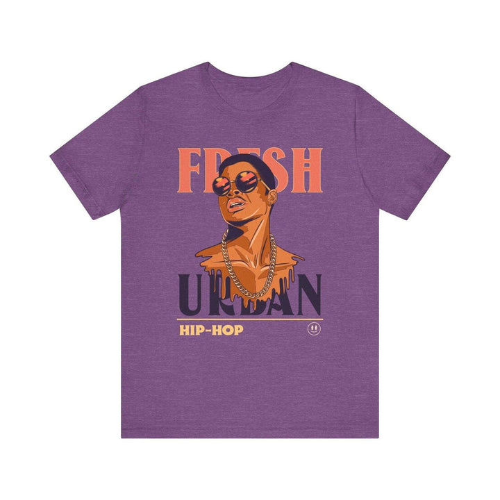 Hip Hop Fresh Urban T Shirt | Heather Team Purple