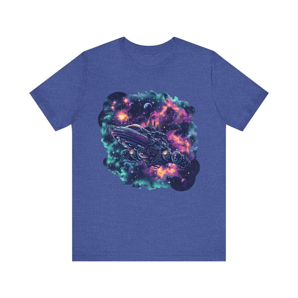 Nasa Galactic Cruiser T Shirt | Heather True Royal