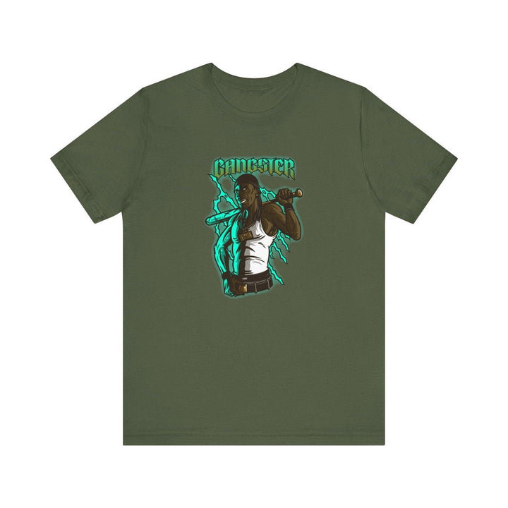 Adventure Gangster Fury T Shirt | Military Green