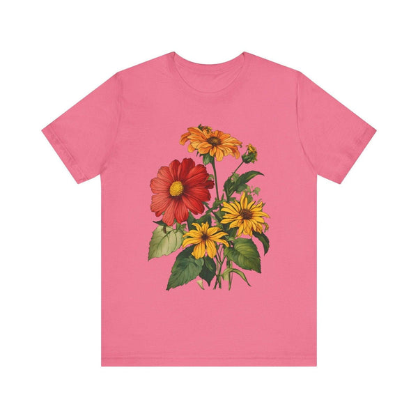 Flower Garden Bloom T Shirt | Charity Pink